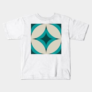 Modern Geometric Pasifika Design Kids T-Shirt